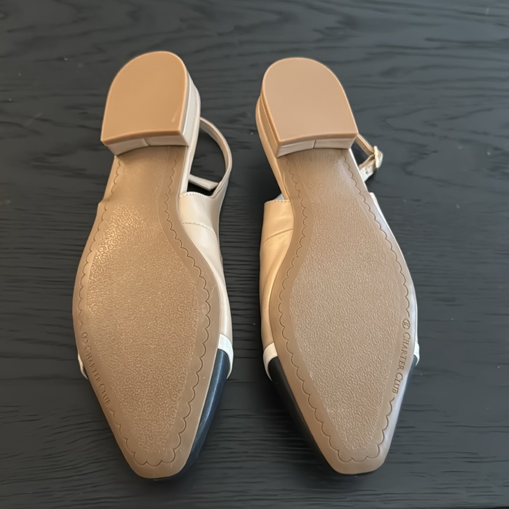 NWB Slingback Captoe Flats - Picture 4 of 6